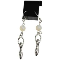 Opalite Goddess Earrings for Meditation