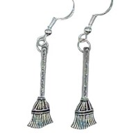 Witches Broom Earrings