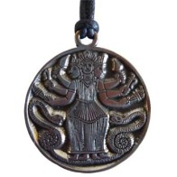 Hecate Pewter Amulet for Protection and Rituals