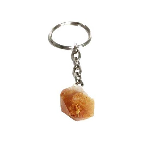 Citrine Keychain for Abundance and Wealth