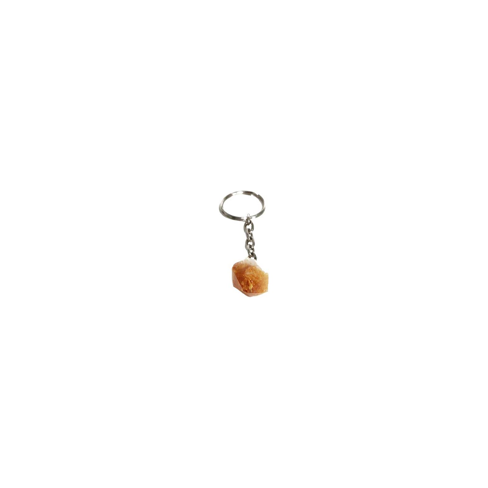 Citrine Keychain for Abundance and Wealth