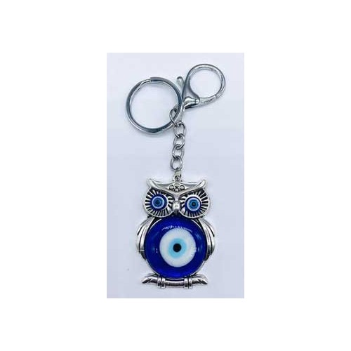 Owl Evil Eye Keychain Protective Stylish