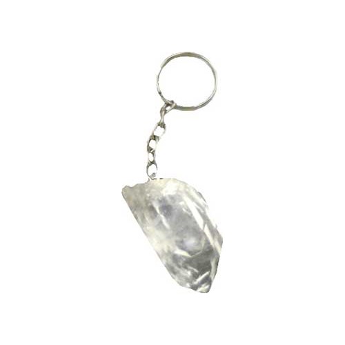 Clear Quartz Keychain