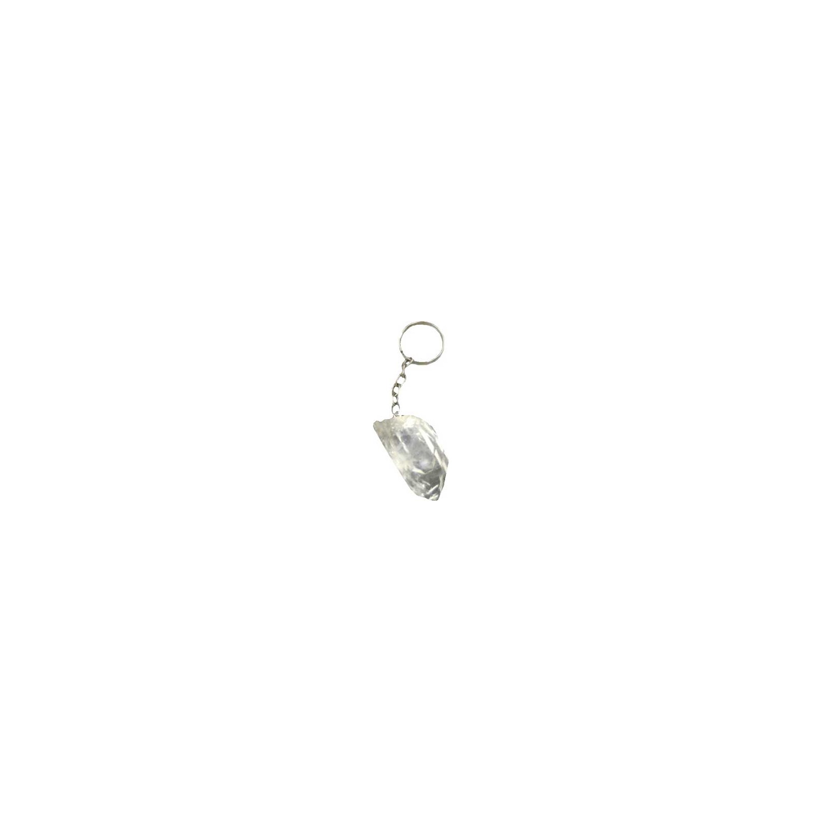 Clear Quartz Keychain