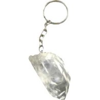 Clear Quartz Keychain