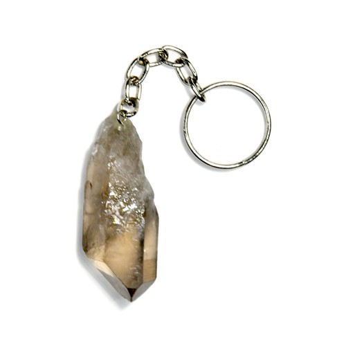 Smoky Quartz Keychain for Daily Calm