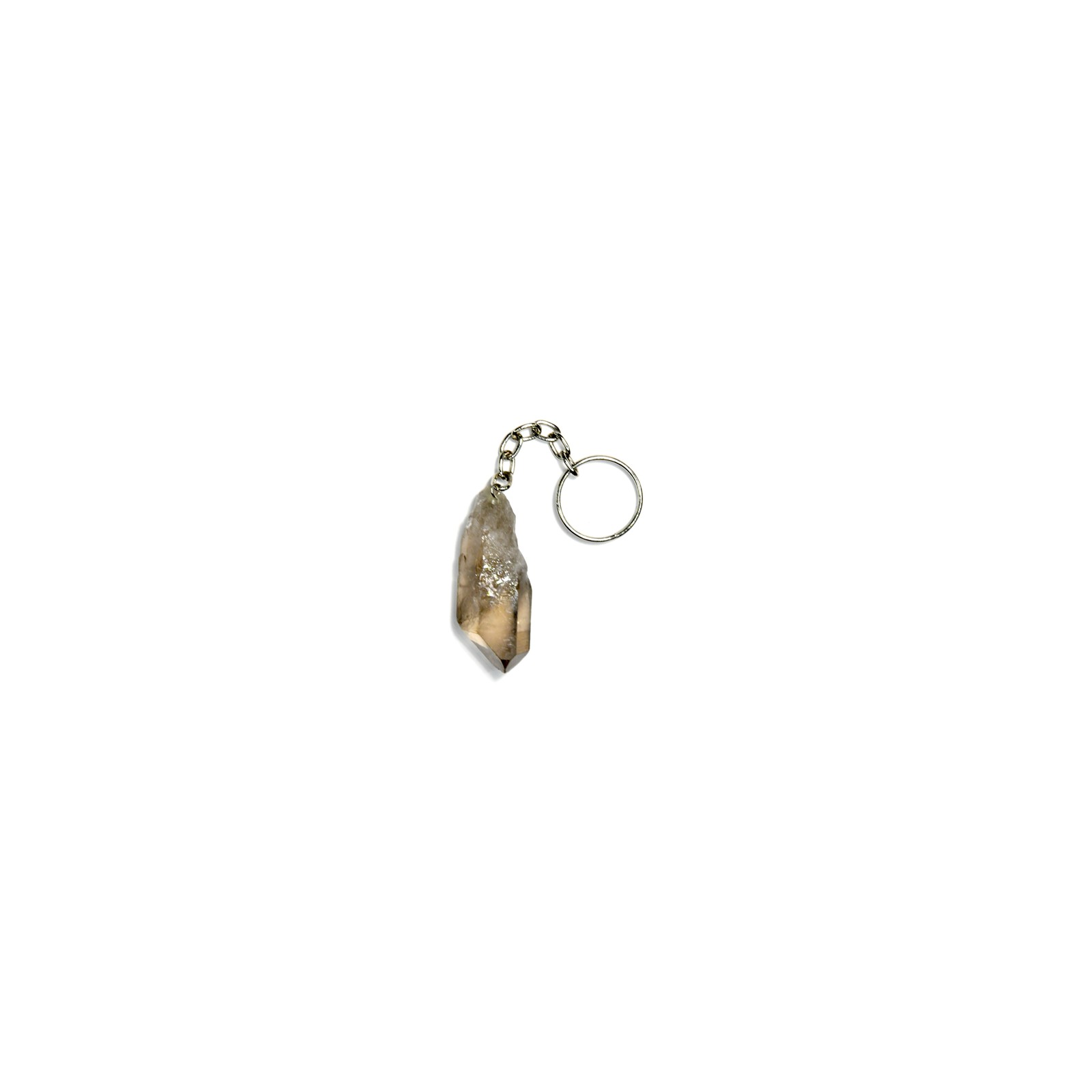 Smoky Quartz Keychain for Daily Calm