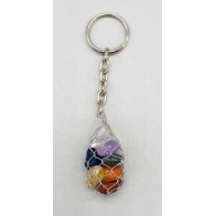 Bag of Stones Keychain for Crystal Lovers