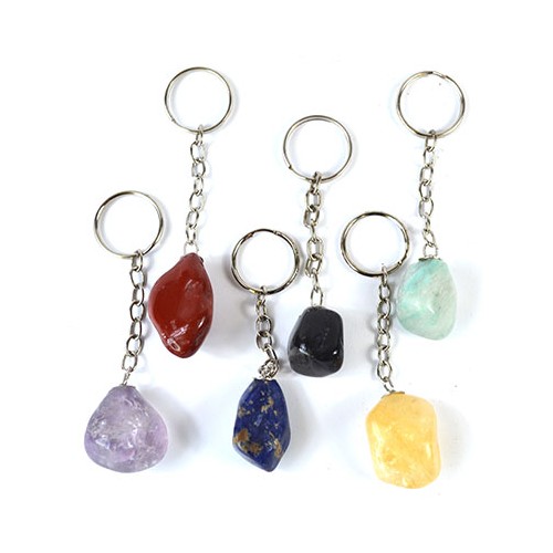 Various Stones Keychain