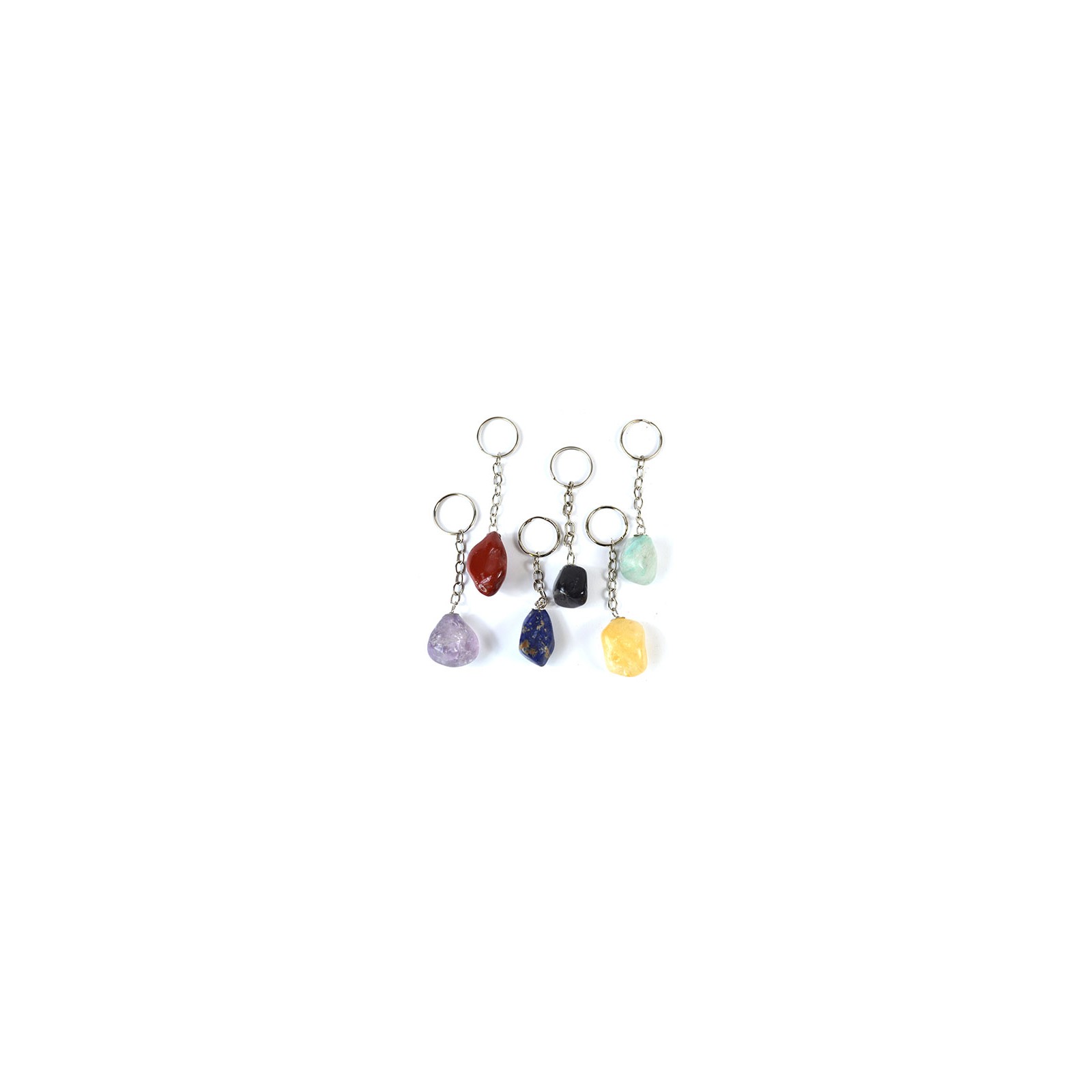 Various Stones Keychain