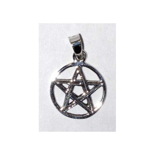 Sterling Silver Pentagram Pendant