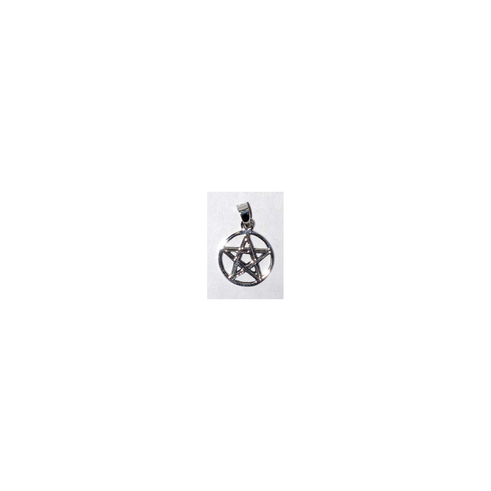 Sterling Silver Pentagram Pendant