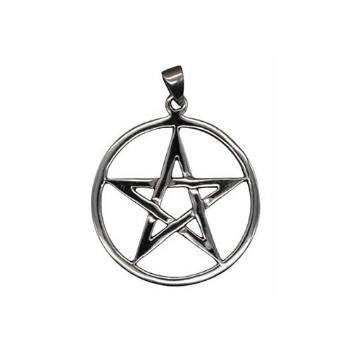 Sterling Silver Pentagram Necklace