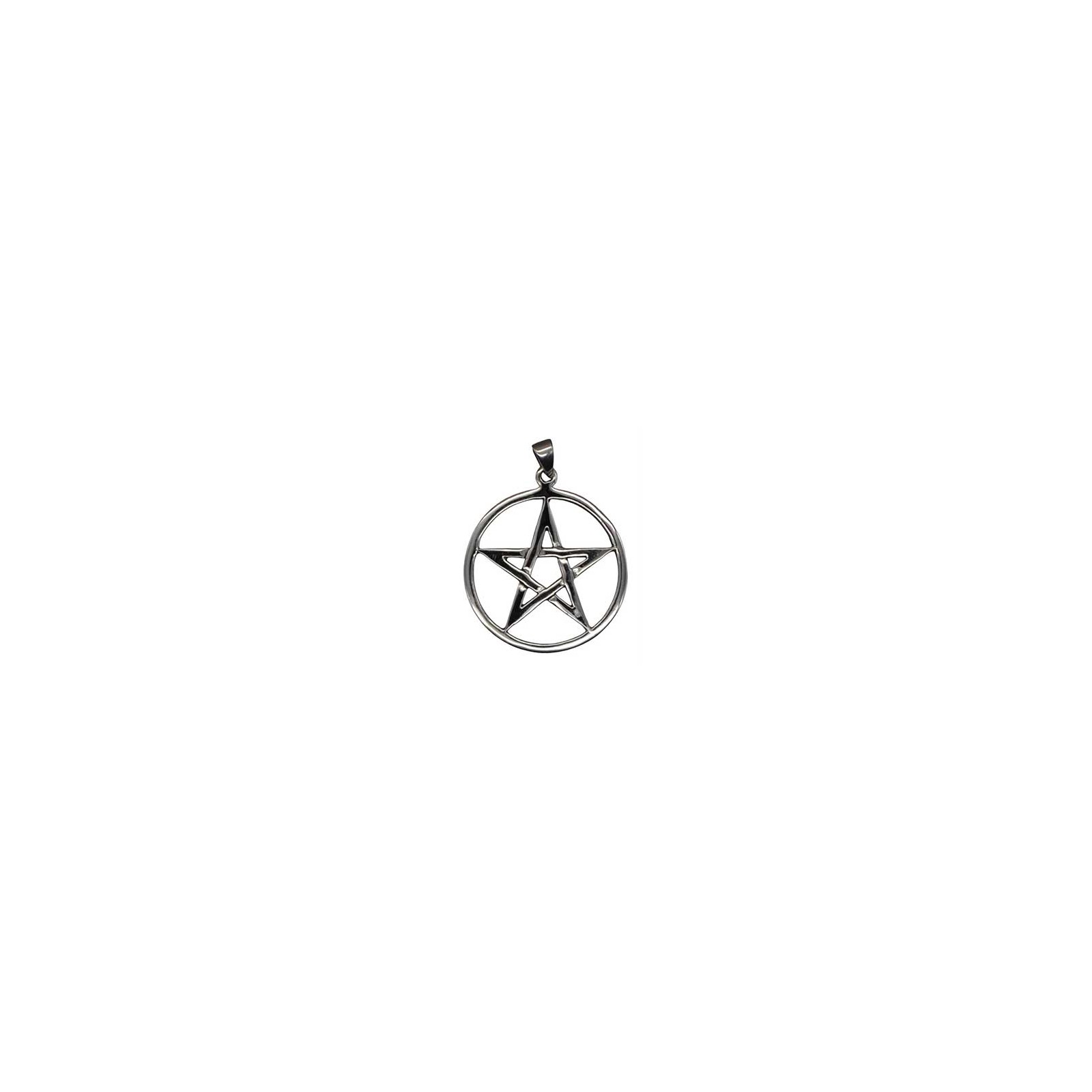 Sterling Silver Pentagram Necklace