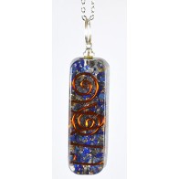 2" Lapis Orgone Pendant for Energy