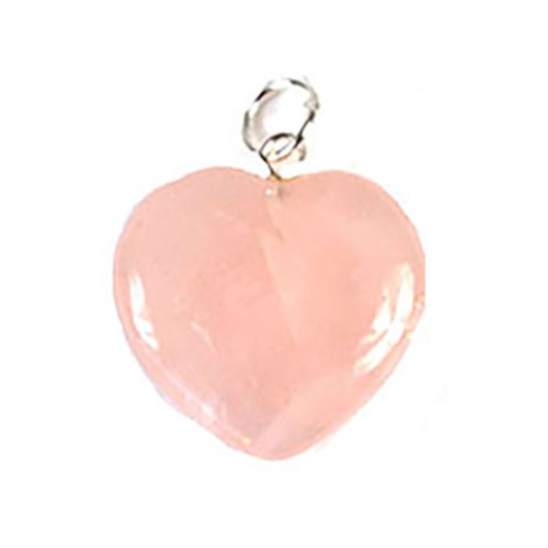 7/8" Rose Quartz Heart for Love