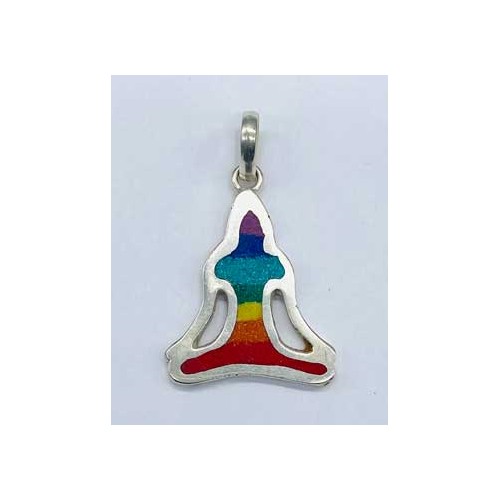 1" Colorful Buddha Pendant for Positive Energy