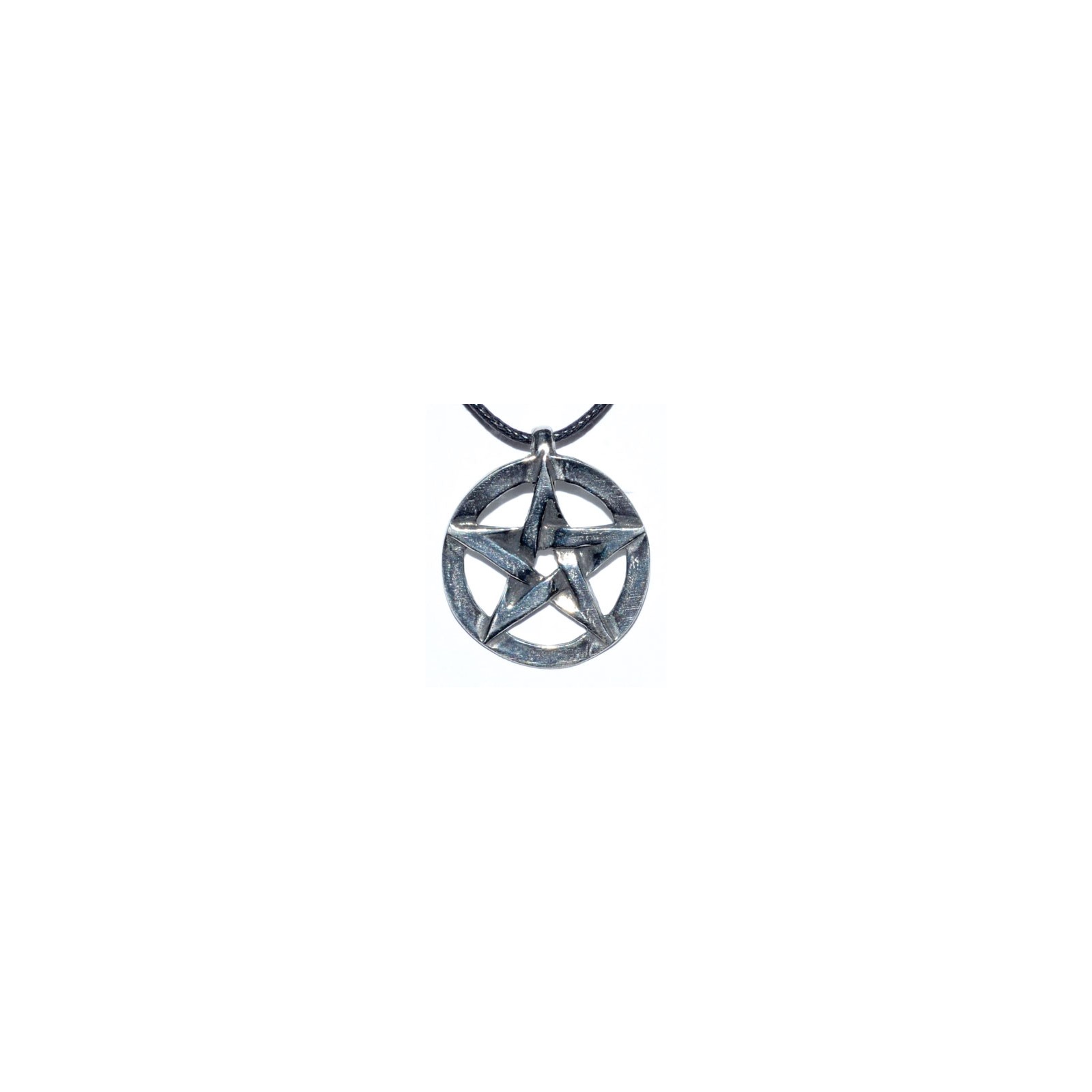 Pentagram Pewter Pendant for Spiritual Jewelry