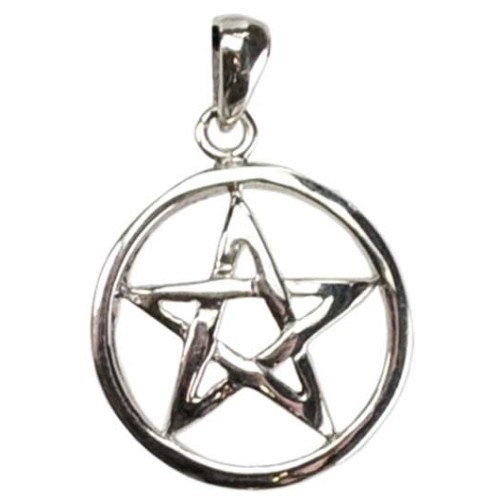 3/4" Sterling Silver Pentagram for Spiritual Protection