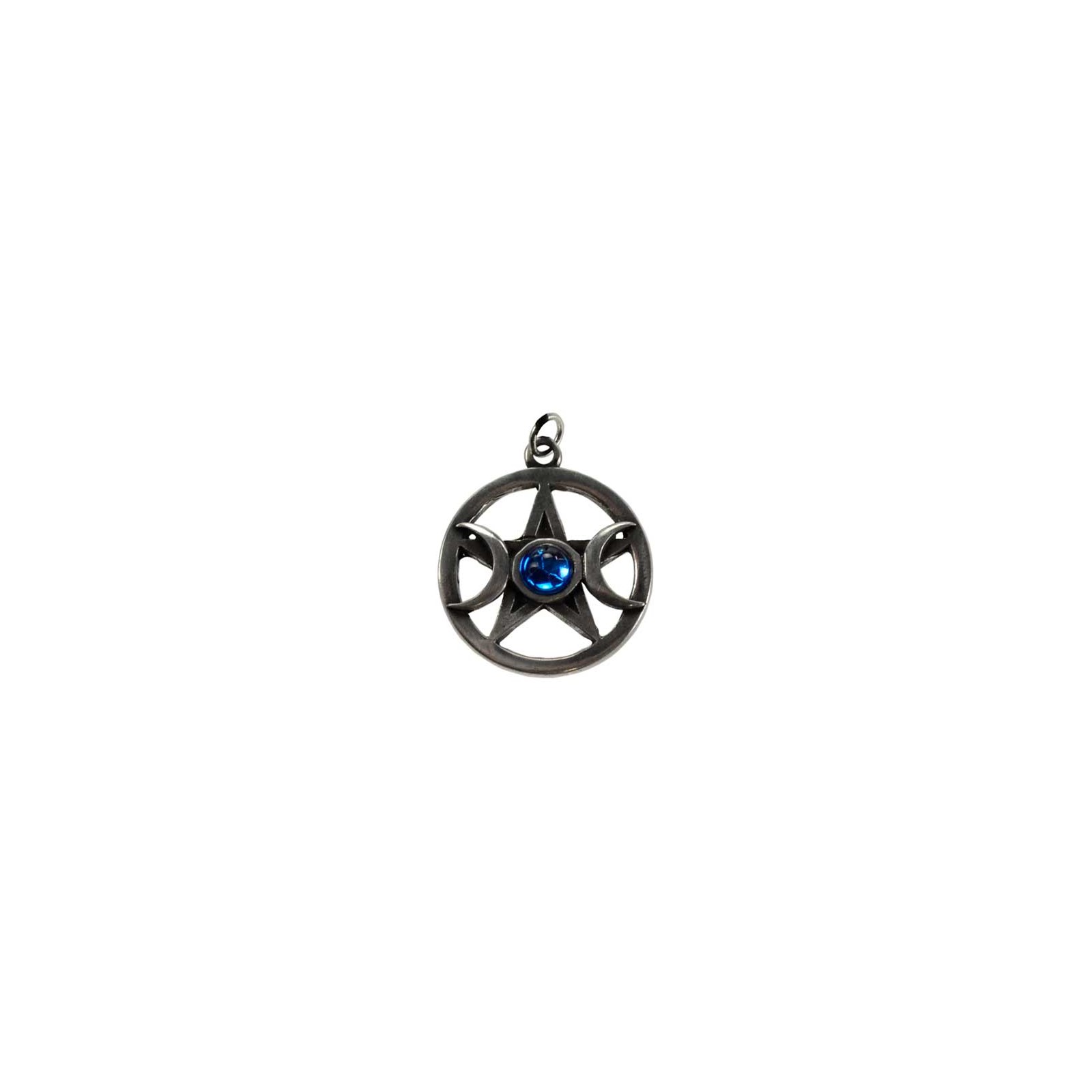 Pewter Pentagram & Moons for Spiritual Practices