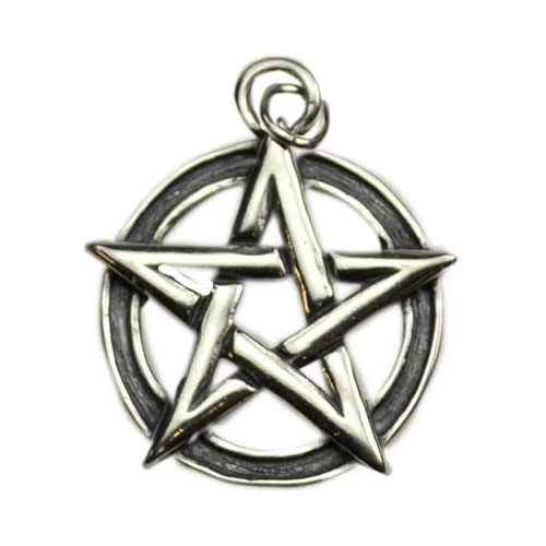 Sterling Silver Pentacle Pendant