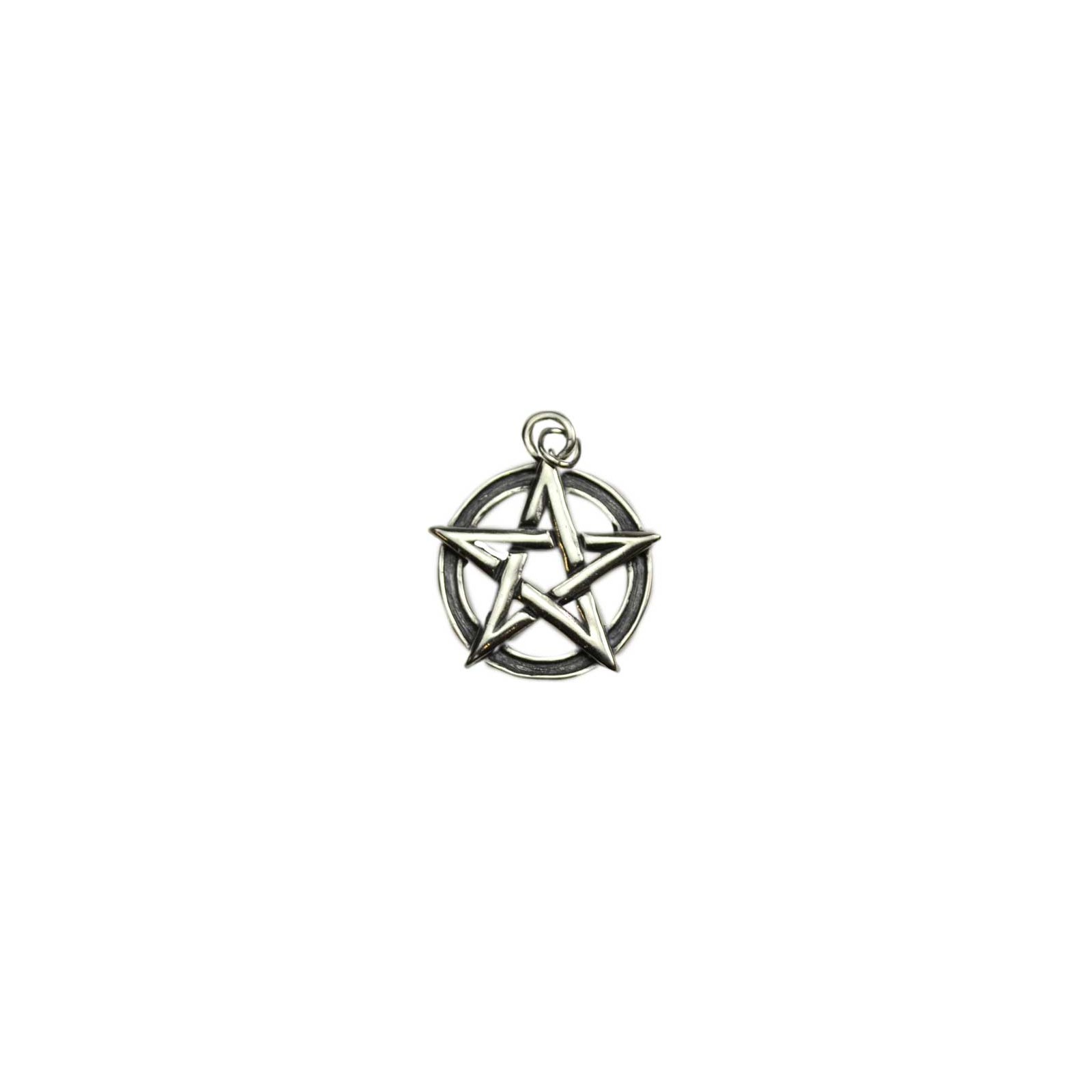 Sterling Silver Pentacle Pendant