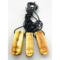 Set of 3 Palo Santo Namaste Pendants