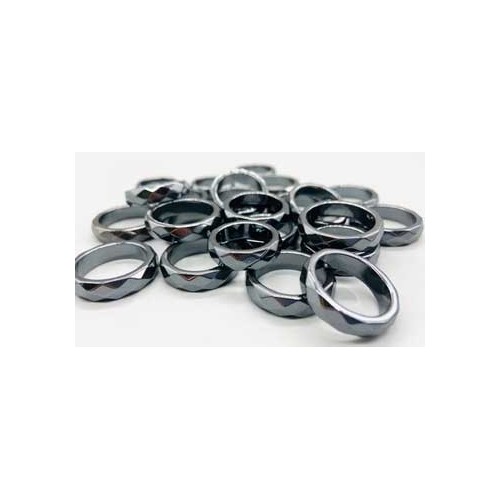 Set of 50 Hematite Rings for Magic