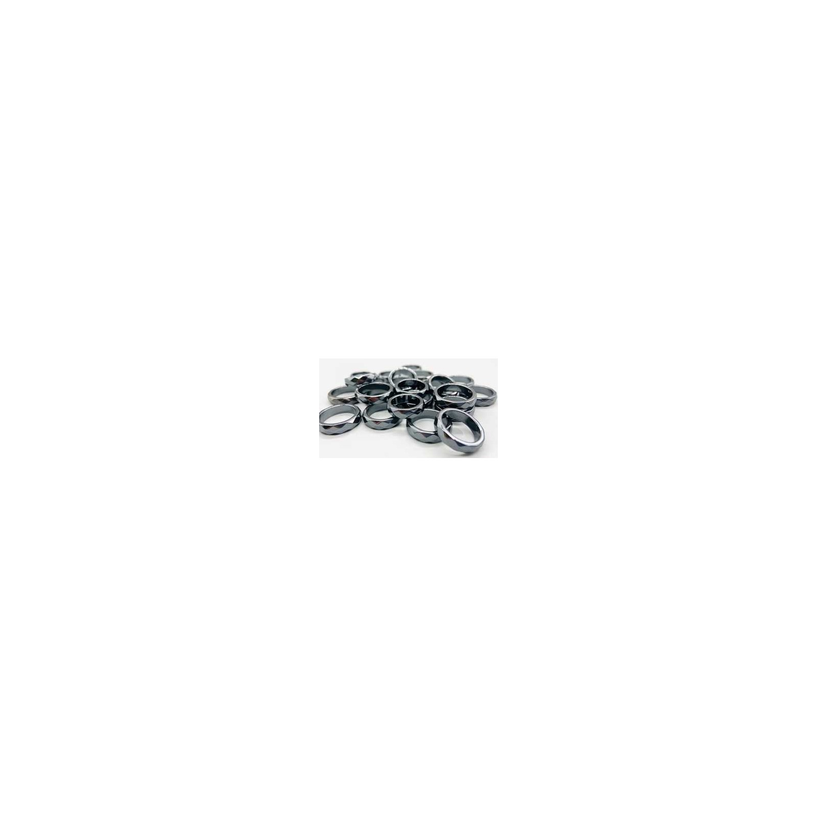 Set of 50 Hematite Rings for Magic