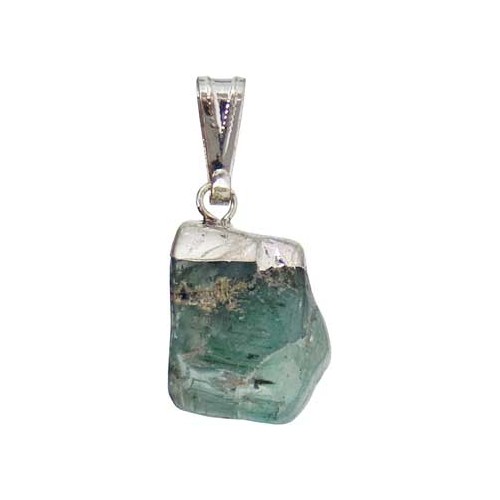 Aquamarine Tumbled Pendant for Elegant Jewelry