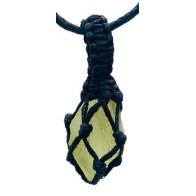 Lemon Quartz Rough Tread Cage Pendant