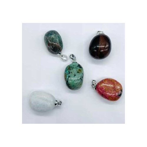 ~3/4" Stone Various Pendant