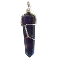 5-Pack Fluorite Wire-Wrapped Points for Healing