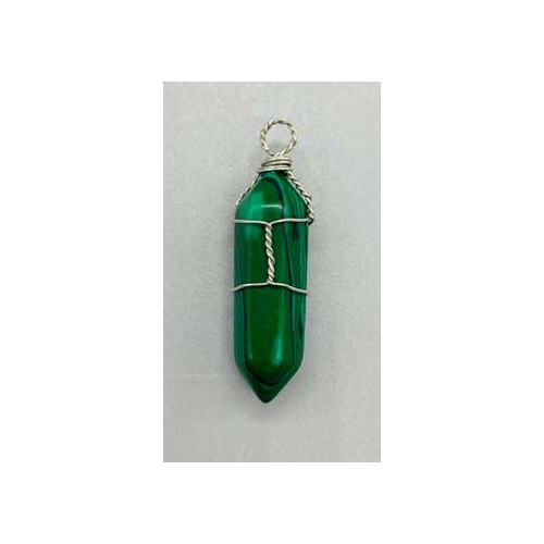 Wire Wrapped Malachite Points for Love and Power