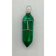 Wire Wrapped Malachite Points for Love and Power