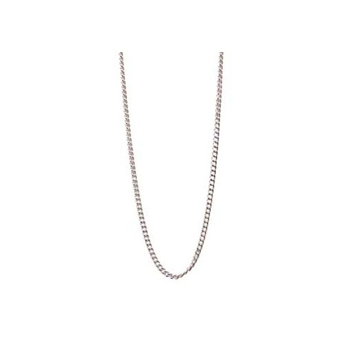 Sterling Silver 20" Curb Chain for Jewelry