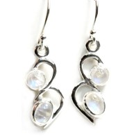 Rainbow Moonstone Earrings