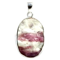 Natural Pink Tourmaline Pendant