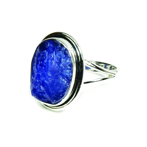 Size 6 Tanzanite Ring in Sterling Silver