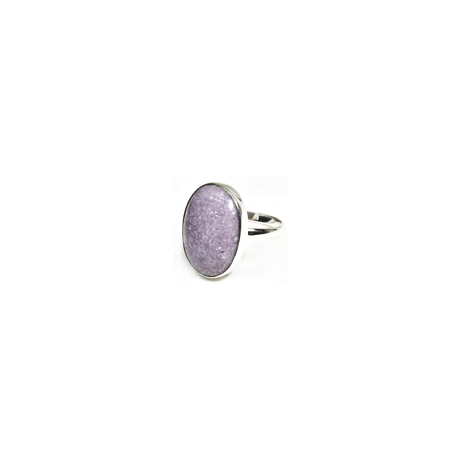 Lepidolite Ring Size 7 in Sterling Silver