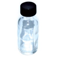 Botella de Vidrio Clara de 1 oz para Aceites y Mezclas