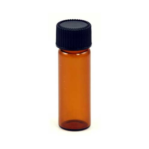 1 Dram Round Amber Bottle for Essential Oils