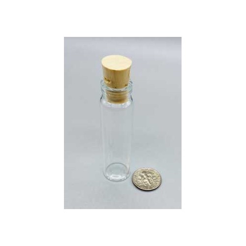 2 Dram Glass Vial with Cork Closure