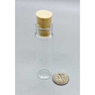 2 Dram Glass Vial with Cork Closure