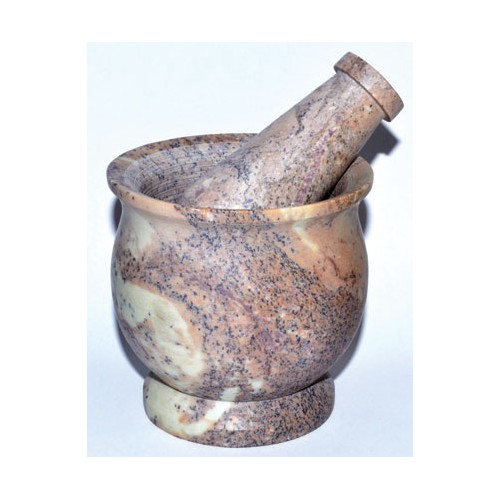 Soapstone Mortar and Pestle Set for Herbs