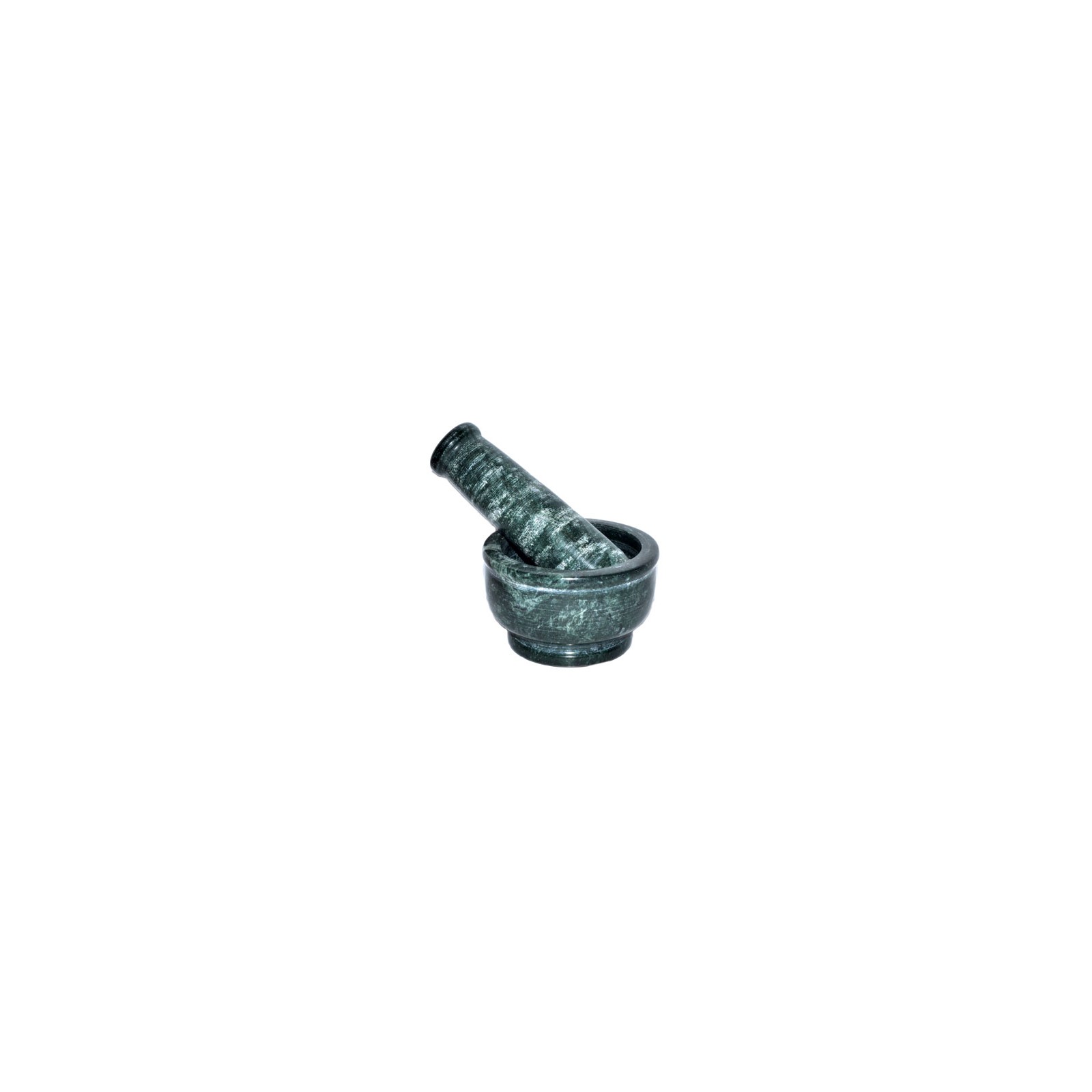 4" Green Marble Mortar and Pestle Kitchen Tool