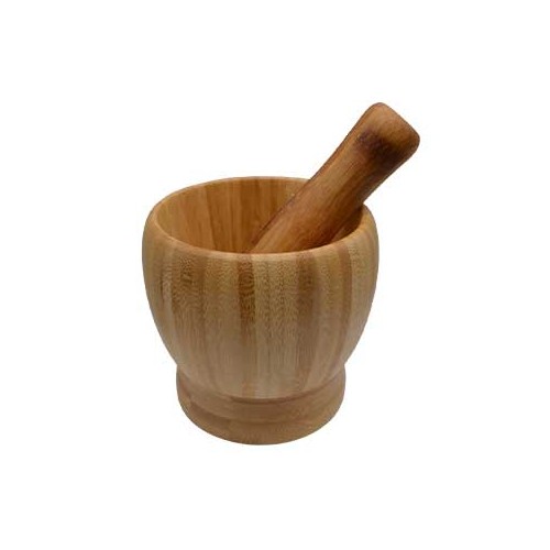 4 Inch Wooden Mortar and Pestle Set