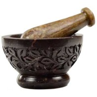 Flower Mortar & Pestle Set for Kitchen Magic