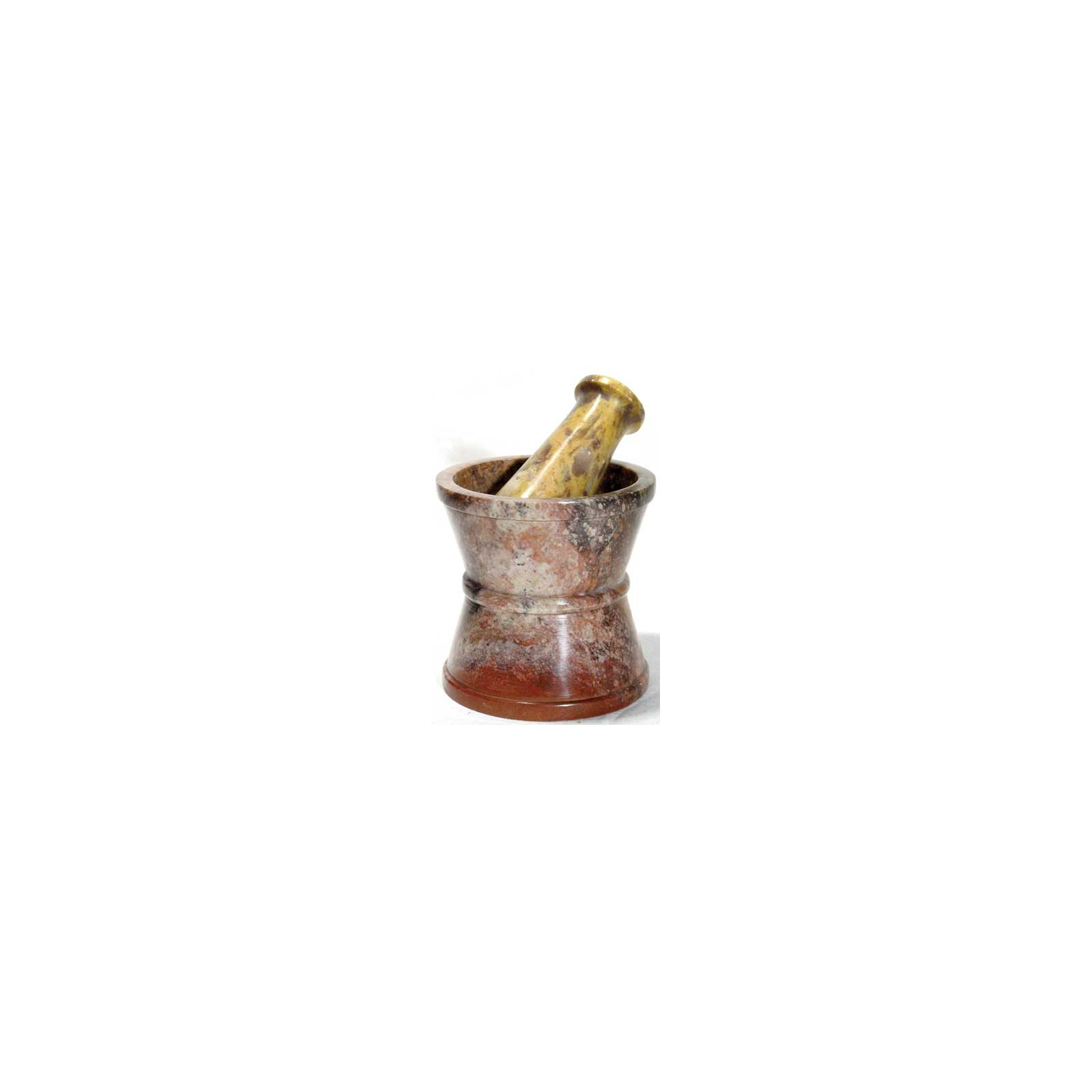 Traditional Soapstone Mortar & Pestle for Grinding