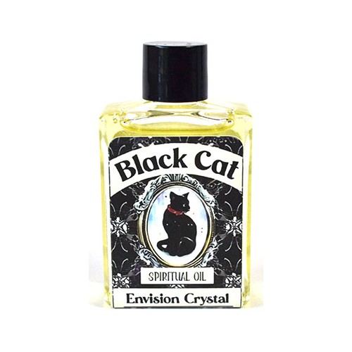 Aceite Espiritual Gato Negro 4 Dram para Protección